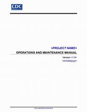 Image result for Operation Manual Cover Sheet