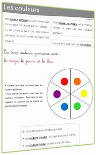 Image result for Leçon Sur Les Couleurs