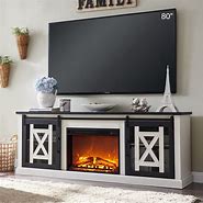 Image result for 80 TV Stand with Fireplace