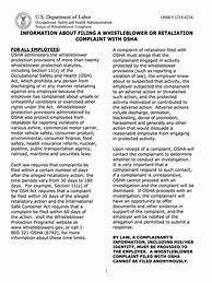 Image result for Whistleblower Complaint Templates