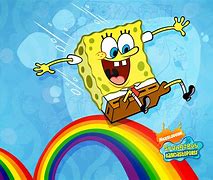 Image result for Spongebob Rainbow Scene