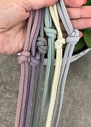 Image result for Colored Macrame Cord