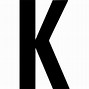 Image result for Letter K Icon