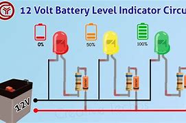 Image result for 12V Battery Indicator Circuit