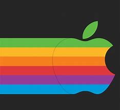 Image result for Rainbow Apple Menu Logo