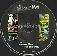 Image result for The Invisible Man DVD Label