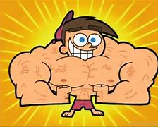 Image result for Cartoon Muscle Body Timmy Turner
