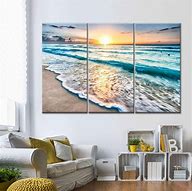Image result for Beach Canvas Wall Art