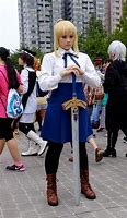 Image result for Saber Invisible Sword Fate Stay Night