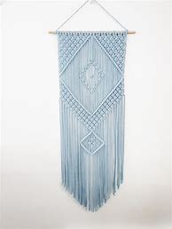 Image result for Light Blue Macrame Wall Hanging