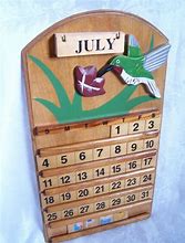 Image result for Wooden Wall Hanging Calendar