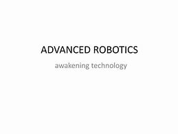 Image result for Advanced Robotics