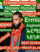 Image result for Nipsey Hussle Eritrean