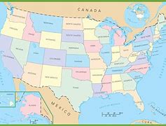 Image result for america political map states
