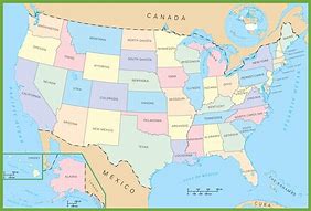 Image result for USA in World Political Map