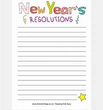 Image result for New Year Resolution Papers