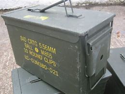 Image result for Authentic Personalized 50 Cal Army Box