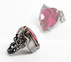 Image result for Swarovski Pink Heart Ring