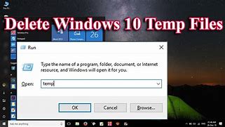 Image result for Clear Temp Files Windows 1.0