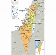 Image result for Detailed Map of Israel