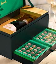 Image result for Harrods Champagne and Chocolate Gift Set
