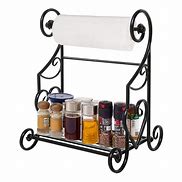 Image result for Counter Paper Towel Holder with Condiment Caddy