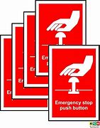Image result for Emergency Off Safety Sticker