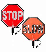 Image result for Hand Held Stop Sign Paddle