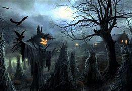 Image result for Spooky Halloween Graveyard Scenes