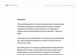 Image result for Personal Development Plan Essay