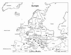 Image result for A Map of Europe Labeled