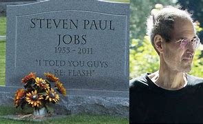 Image result for Steve Jobs Real Grave