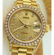 Image result for Men's Gold Watch with Diamonds