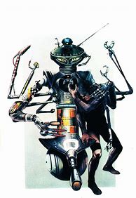Image result for 70s Robot Art