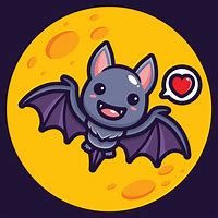 Image result for Cute Bat Vector