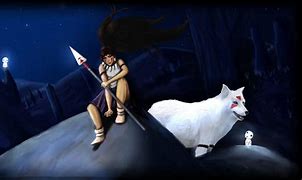 Image result for Princess Mononoke Wolf Fan Art