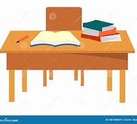 Image result for Table with Books Clip Art
