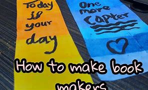 Image result for How to Make a Book Makers for a Book
