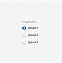 Image result for Radio Button Bar