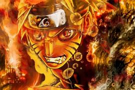 Image result for Naruto Nine Tails Chakra Mode Rasengan