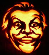 Image result for Joker Pumpkin Stencil Template