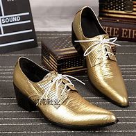 Image result for Gold Shoes Men