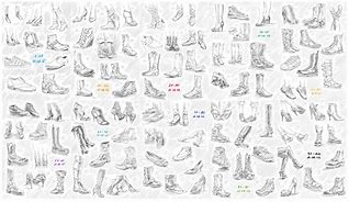 Image result for Anime Shoes Sketch