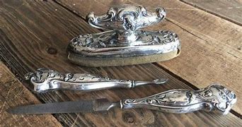Image result for Antique Silver Nail Kit