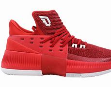 Image result for Dame 5 Red Black and White