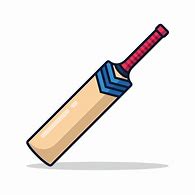 Image result for Cricket Bat and Ball Cartoon