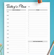 Image result for Daily Planner Printable by Half Hour