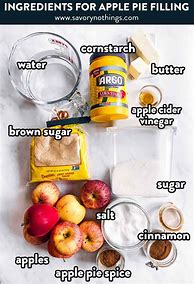 Image result for Apple Pie Filling Ingredients