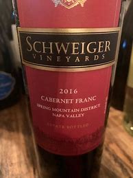 Image result for Schweiger Cabernet Sauvignon Premiere Napa Valley IX Lot 060 Kristina 3 0