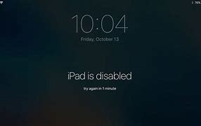 Image result for Unlock iPad When Disabled